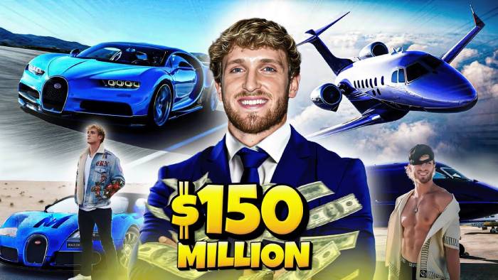 Logan Paul Net worth 150 Million