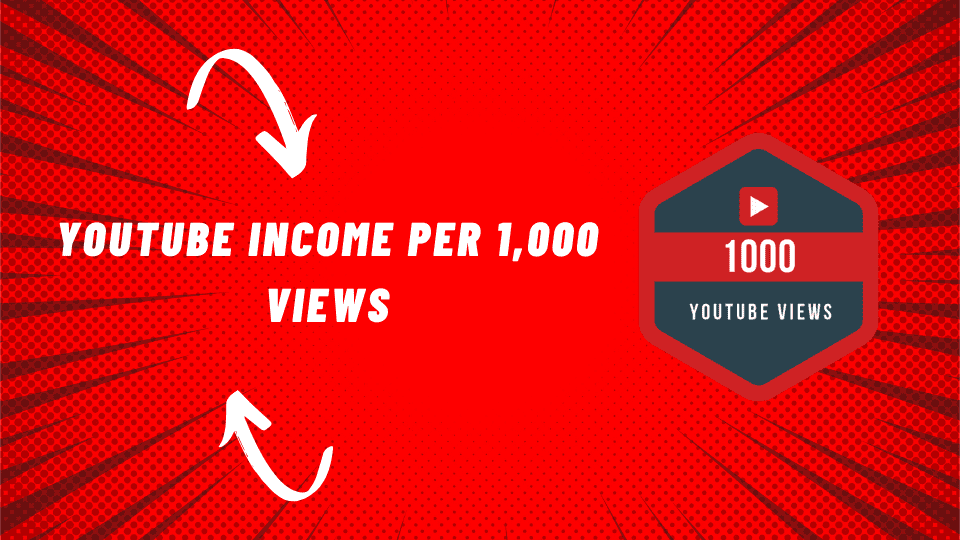 YouTube Income Per 1,000 Views